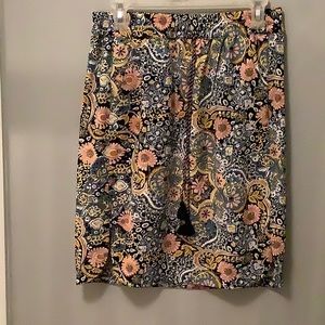 Multiple color skirt, loft